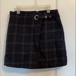 Plaid Preppy Pencil Skirt
